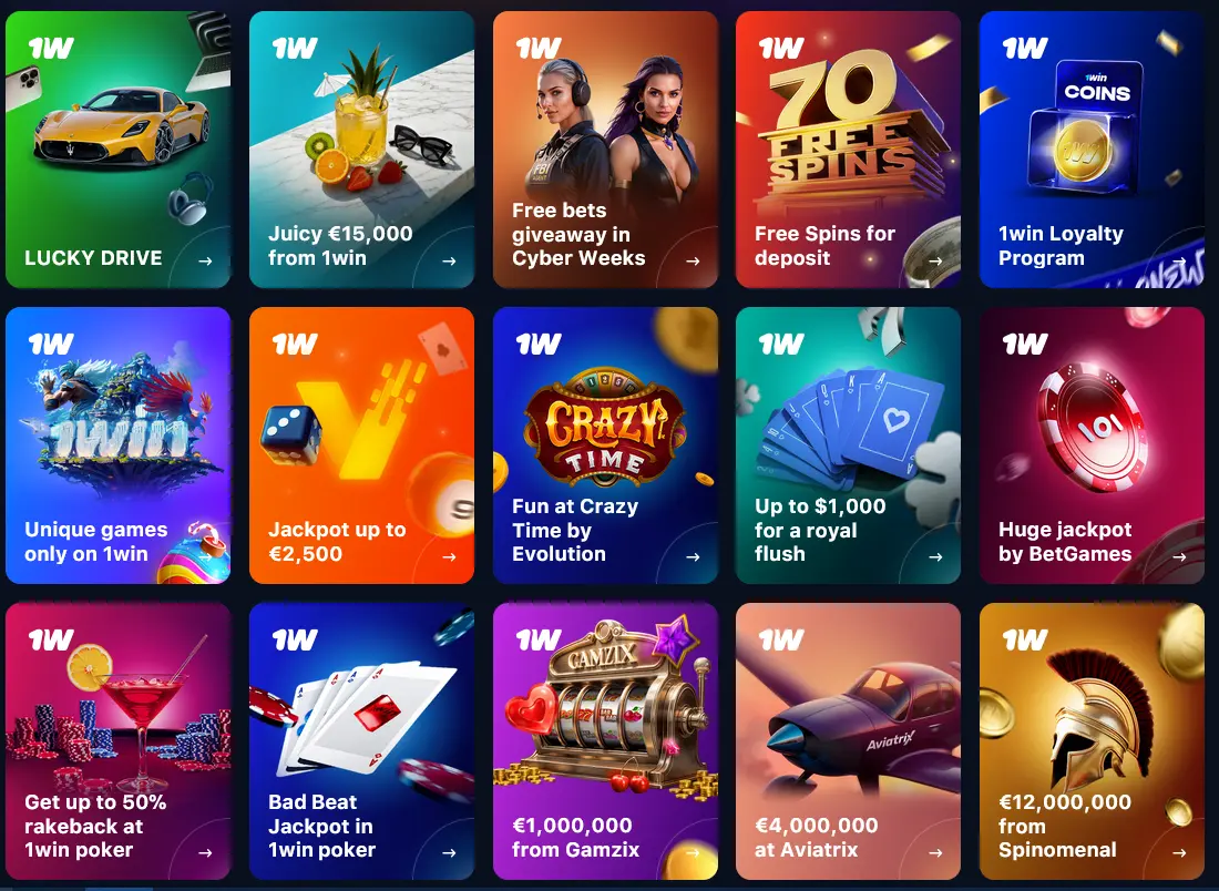 Available Bonuses and Promotions