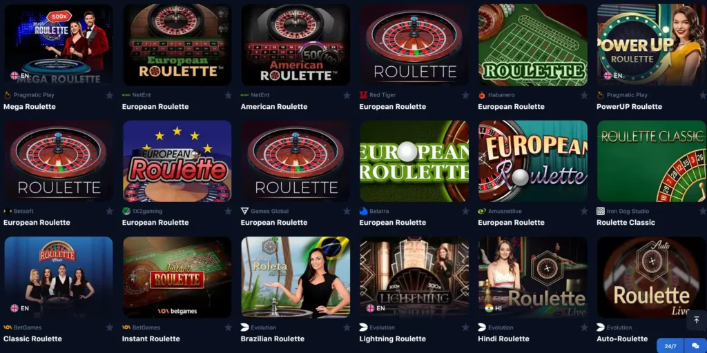 Roulette 1Win