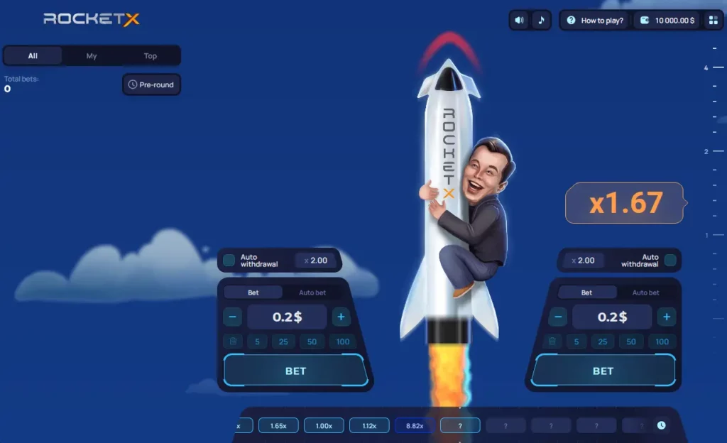 Gameplay RocketX on 1Win Gameplay RocketX on 1Win