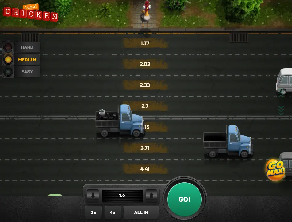 Medium Mod in Chicken Crash Medium Mod in Chicken Crash